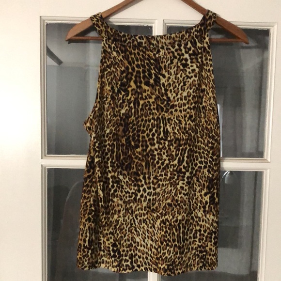Leopard Ruffle Tank Top - Picture 3 of 3